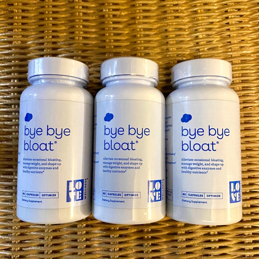 Love Wellness Bye Bye Bloat supplements